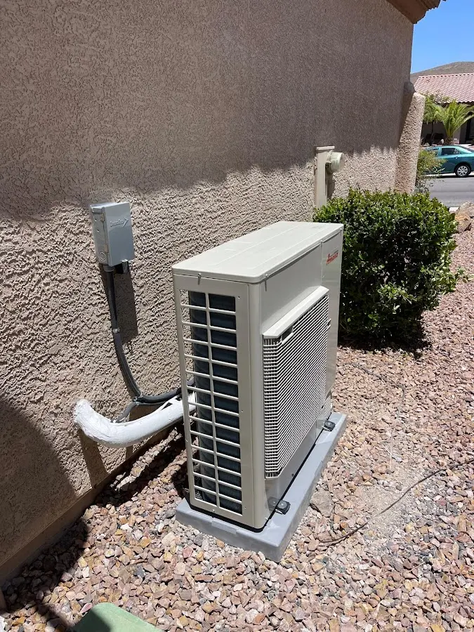 Residential air conditioning condenser unit in East Kapolei